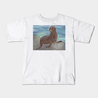 California Sea Lion Kids T-Shirt